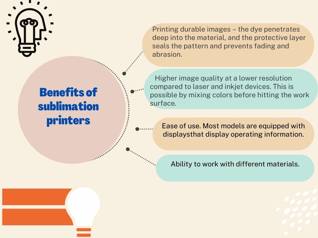 5 Main benefits of sublimation printers