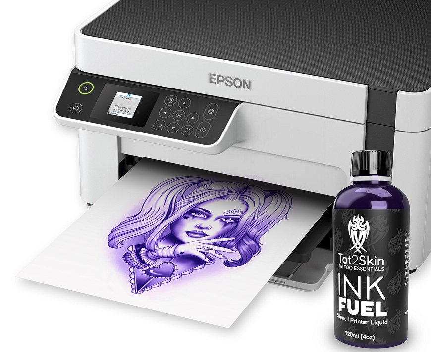 How to make a tattoo stencil with a regular printer