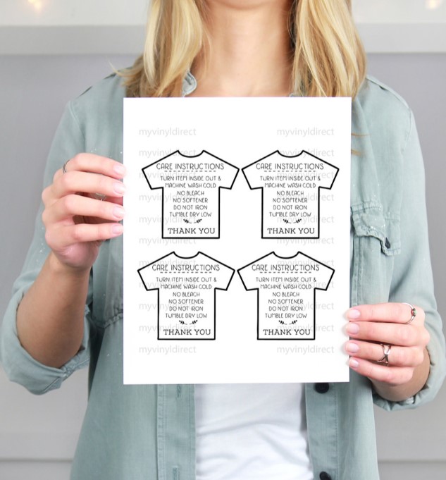 Care instructions for sublimation shirts